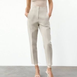 Zara high waisted trousers